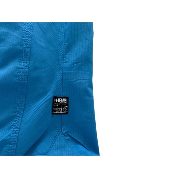 Men's XXL Blue Button-Up Shirt Jeans by Buffalo Short Sleeve Casual Fit New - Picture 8 of 12